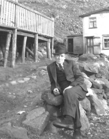 165: Mike Norman. (circa 1940-1950) [courtesy of Della (Norman) O'Leary]  - son of Thomas Norman &amp;amp; Jane Traverse